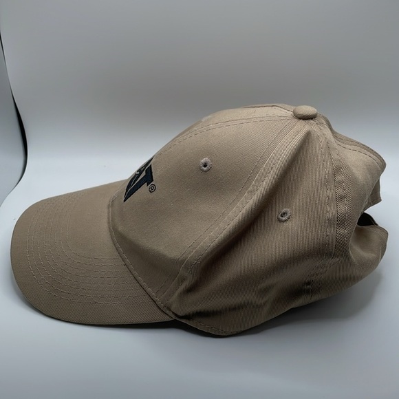 CAT Caterpillar Construction Tan & Black Adjustable Baseball Cap - Picture 4 of 9